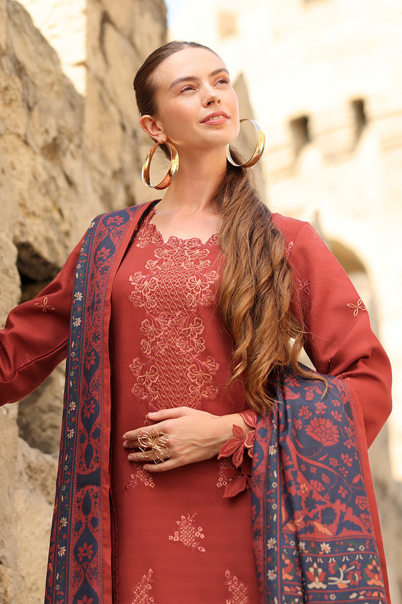 Rangrasiya | Carnation Luxury Shawl Edit | Cardamom