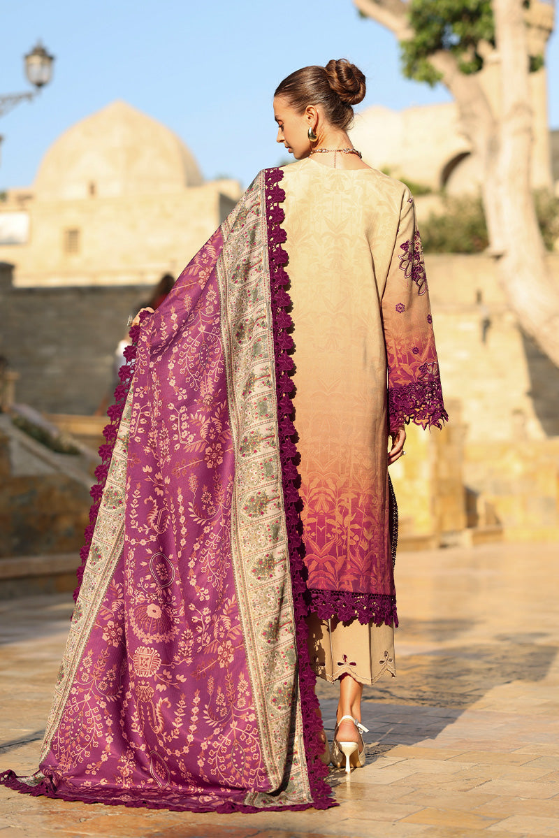 Rangrasiya | Carnation Luxury Shawl Edit | Chai