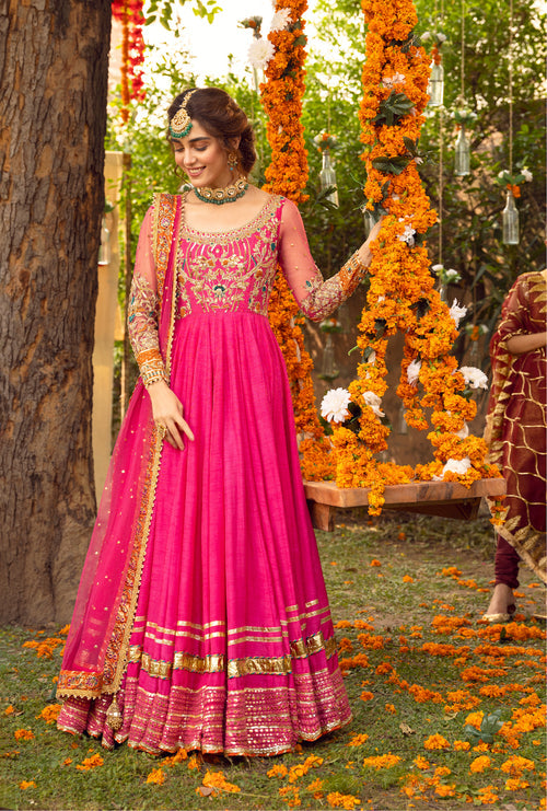 Maya | Wedding Formal Babul | SOHNI - by - Libasekhas UK - Registered Vendor of : Maya - 100% Original Designer Dresss