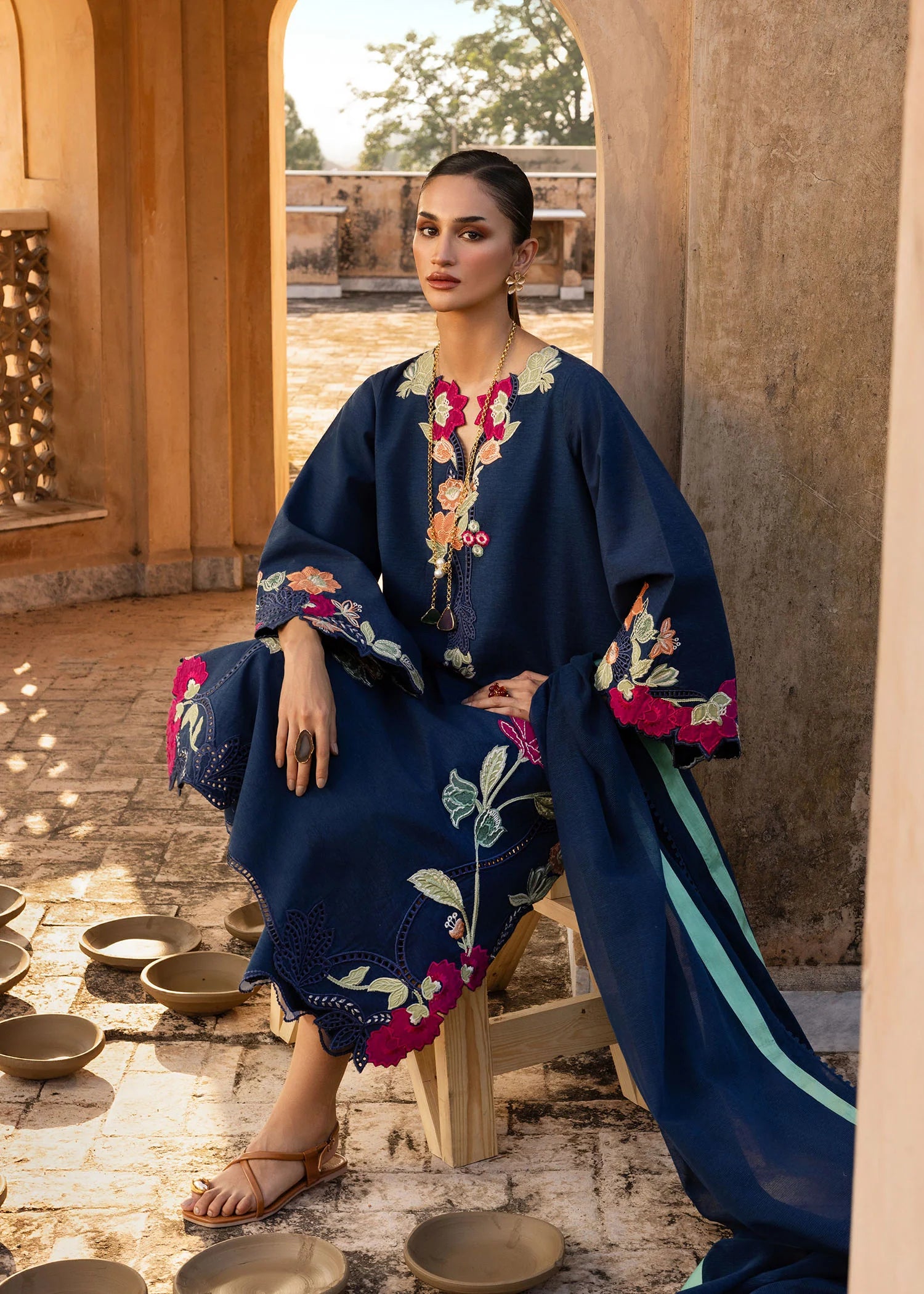 Crimson | MITTI WINTER PRET 25 | Musawir