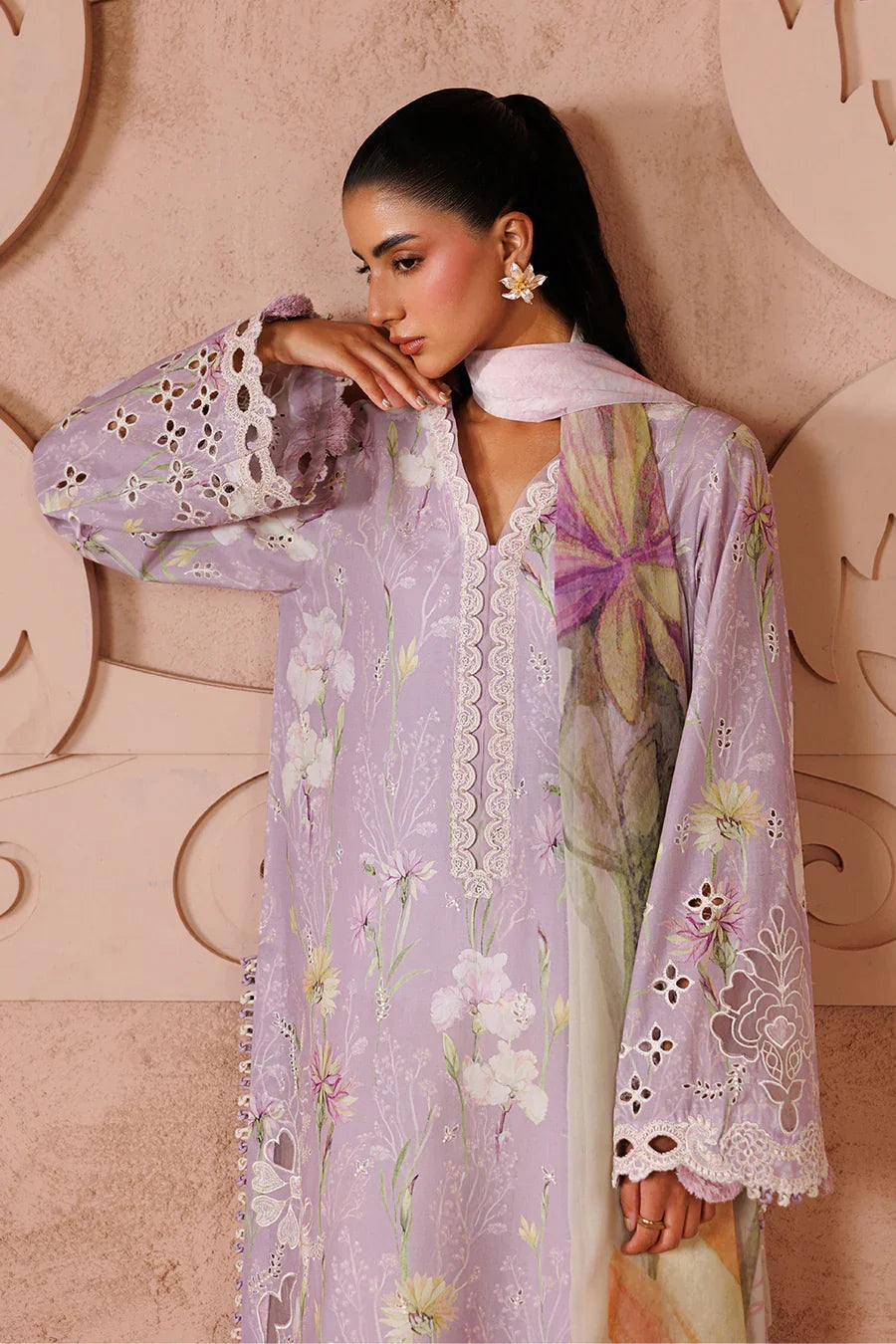 Iznik | Sunscape Lawn '26 | UE-709 Embroidered Lawn