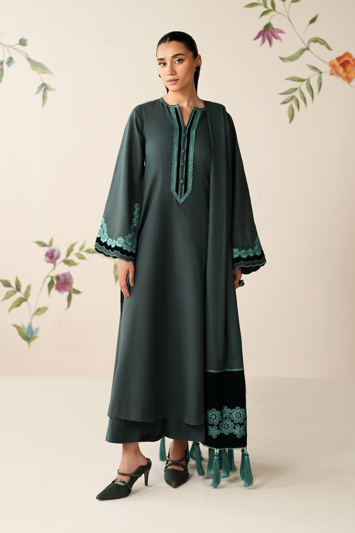 Baroque EMBROIDERED KHADDAR PR-1192