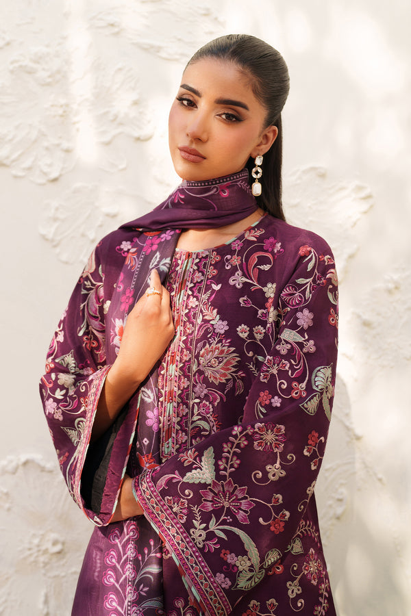 Baroque | Formals Collection | EMBROIDERED RAW SILK UF-4382