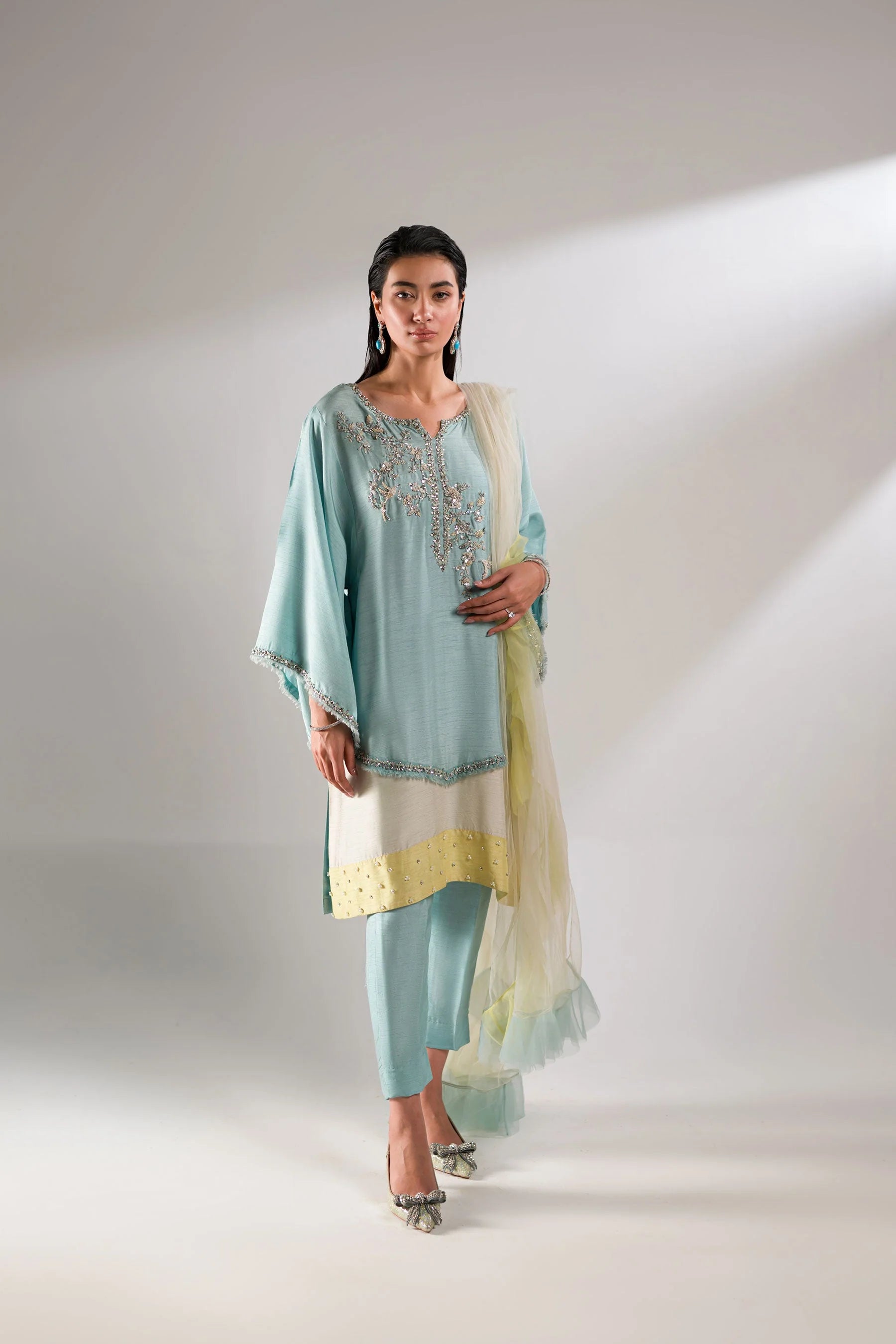 Ammara Khan | Lily Luxury Formals 24 | PASTEL COLOR BLOCK (D-02)
