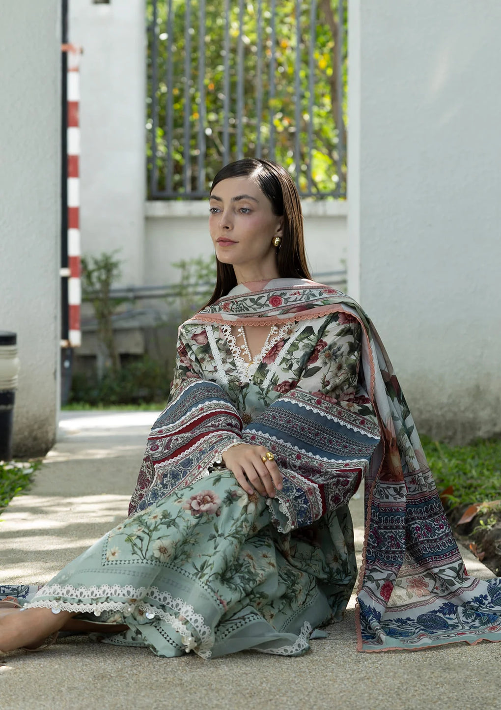 Elaf Premium | Prints Collection 26 | EPN-6B OPALINE GARDEN