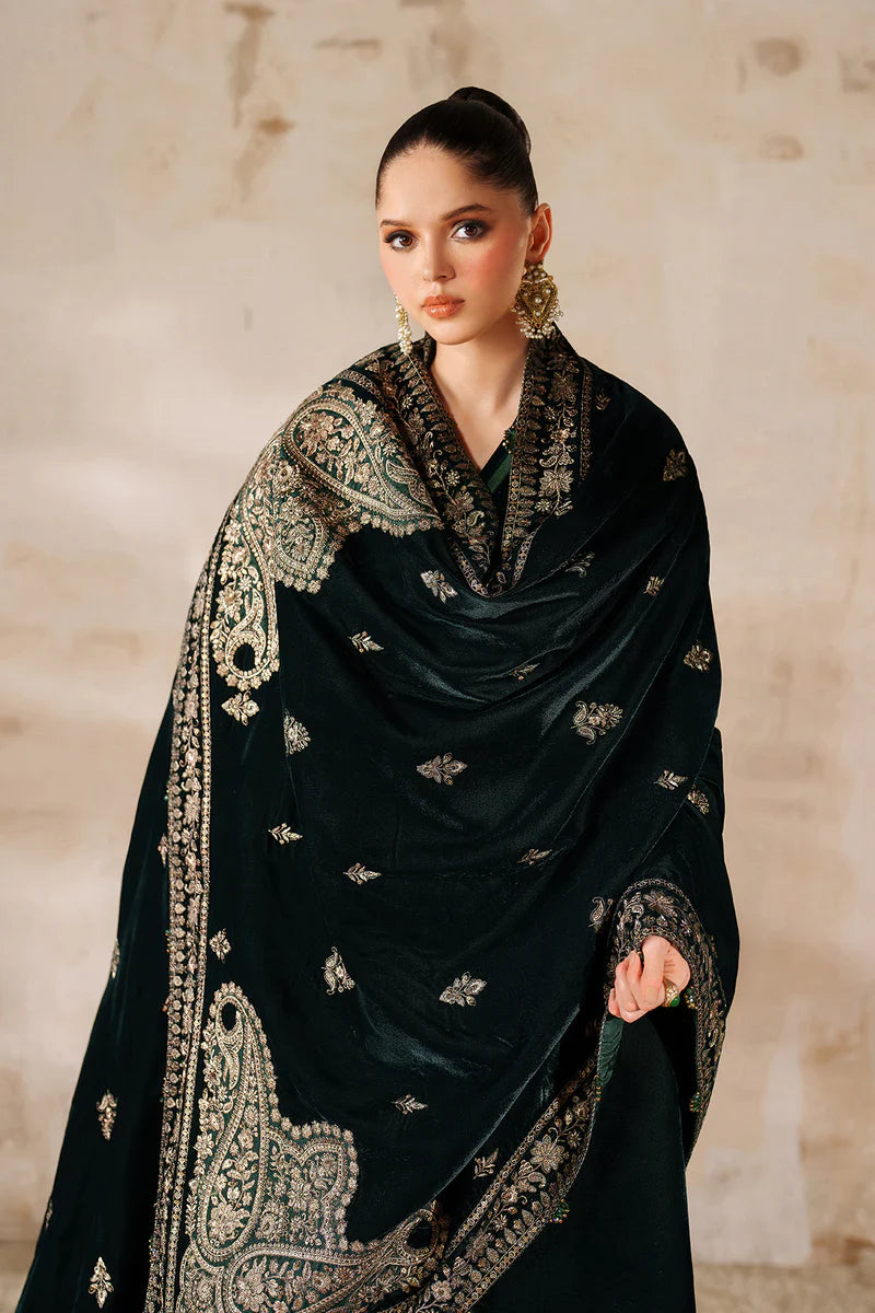 Baroque EMBROIDERED VELVET SHAWL VS-63