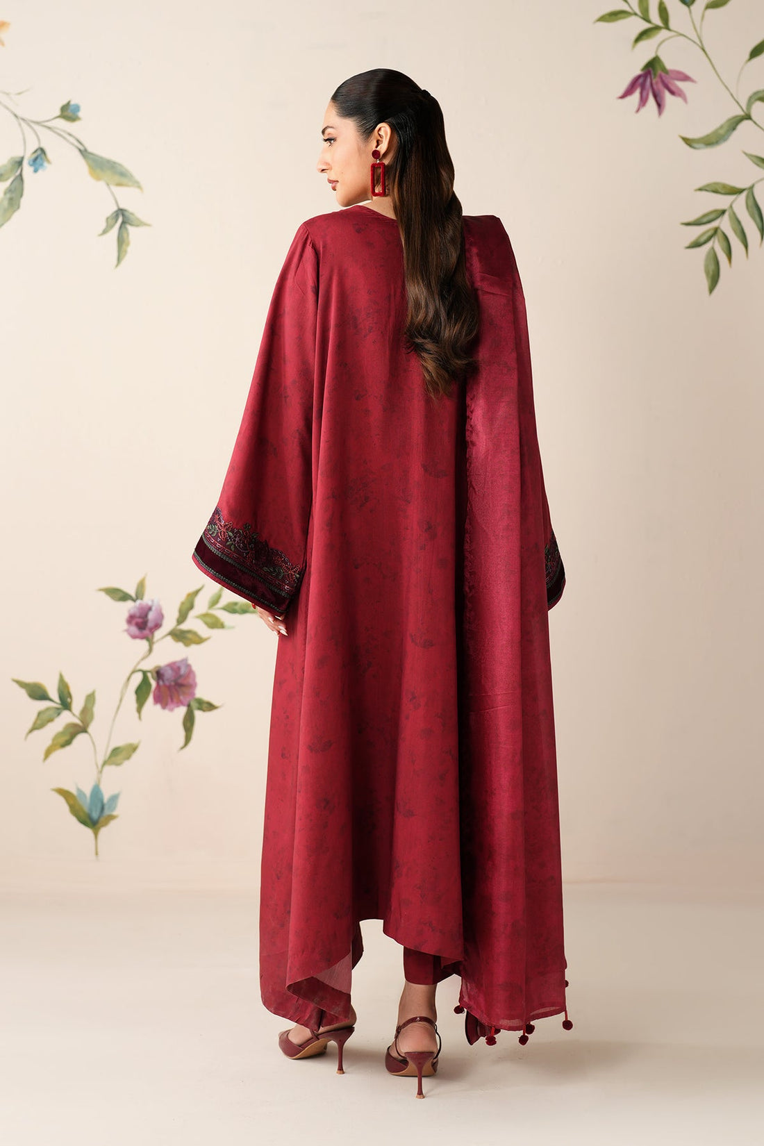 Baroque EMBROIDERED PRINTED VISCOSE PR-1193