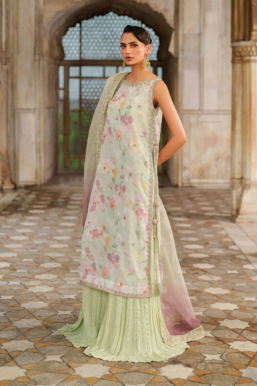 Iznik | Printed Formals ‘25 | UE-549 Printed Chiffon