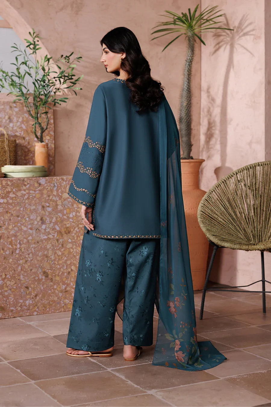 Iznik | Sunscape Lawn '26 | UE-701 Embroidered Lawn