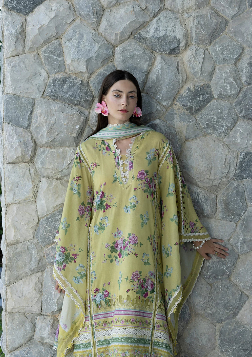 Elaf Premium | Prints Collection 26 | EPN-4A AVOCADO