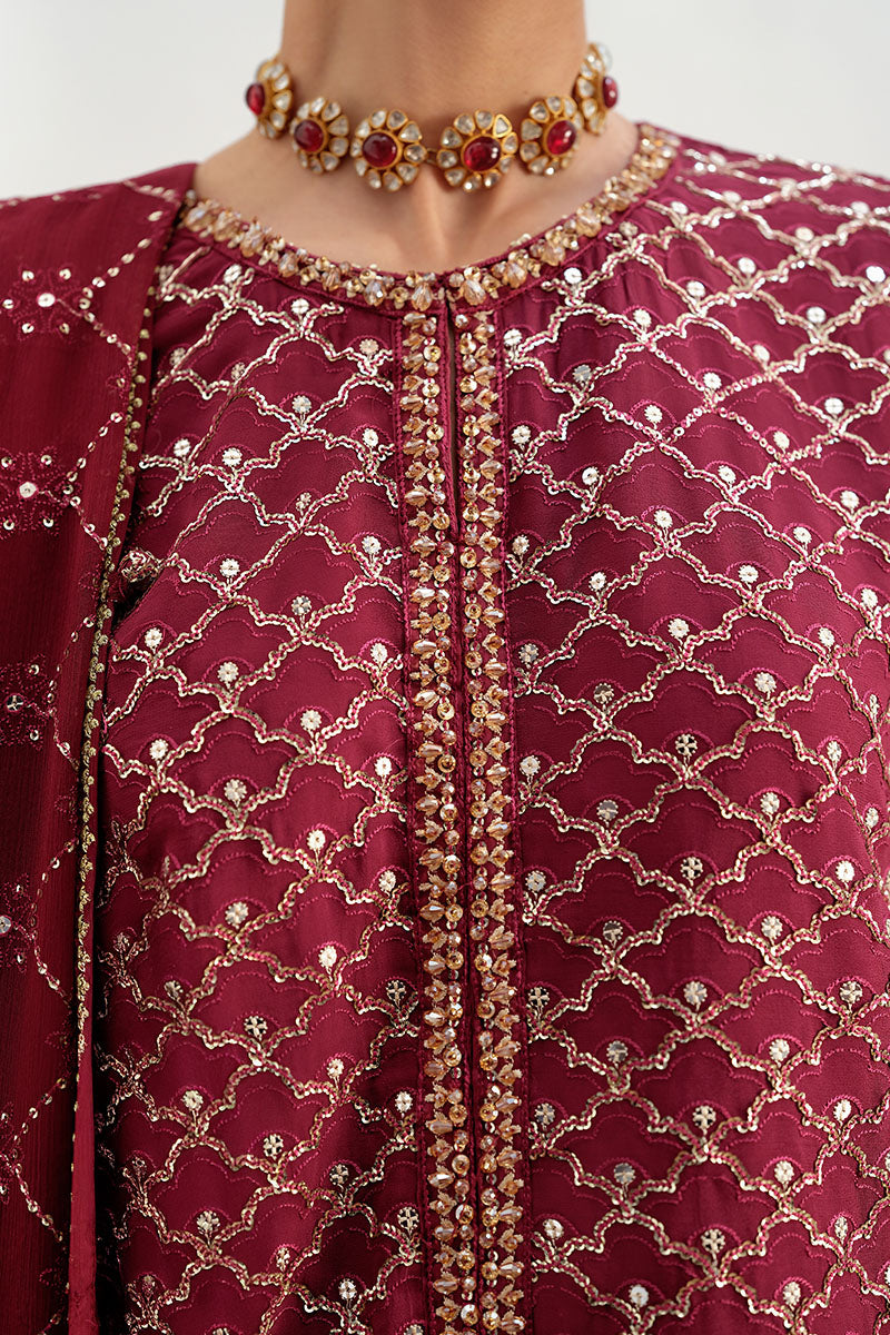 Cross Stitch | RTW Wedding Collection | CRIMSON CASCADE