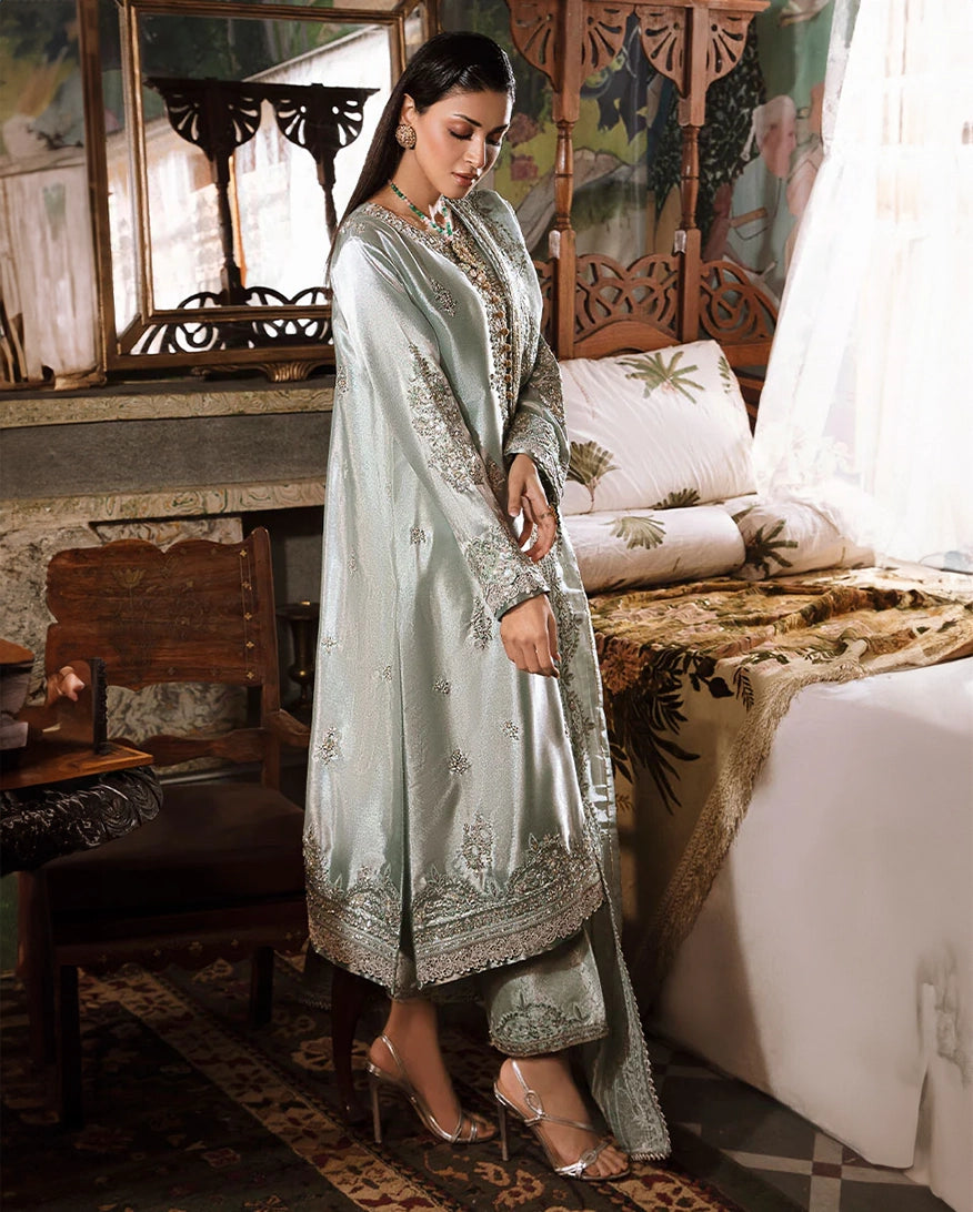 Mushq | Sunehri Lama Silk | Heer