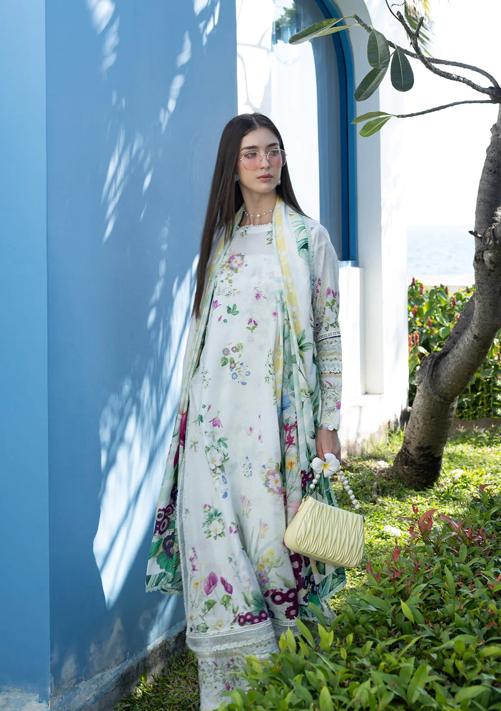 Elaf Premium | Prints Collection 26 | EPN-7B MOON FLOWER