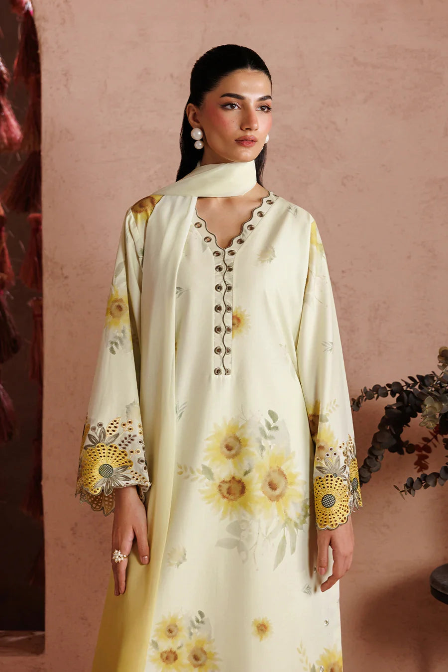Iznik | Sunscape Lawn '26 | UE-711 Embroidered Lawn