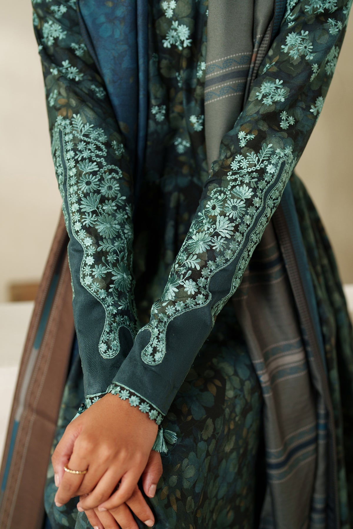 Baroque EMBROIDERED PRINTED KHADDAR PR-1231