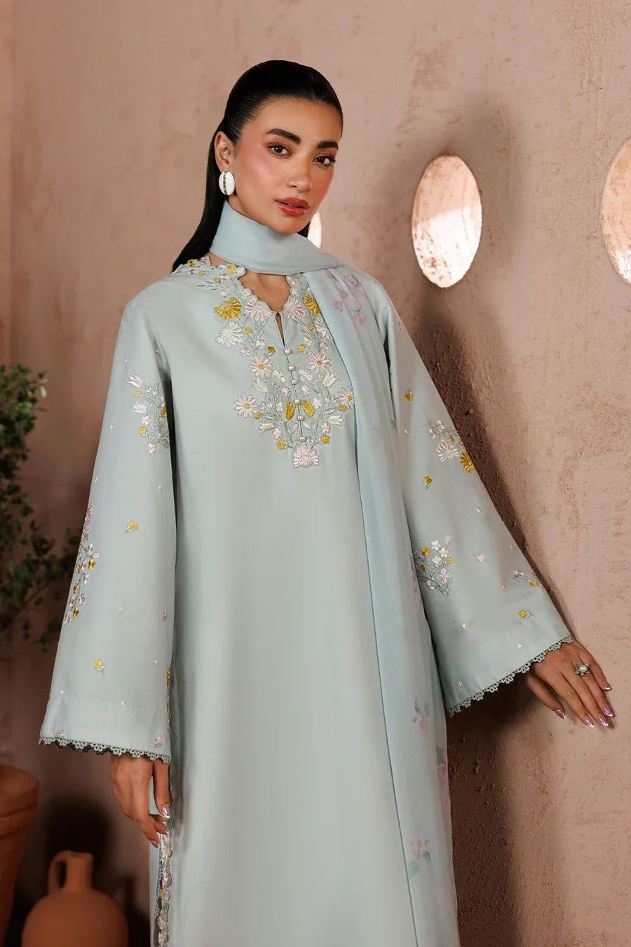 Iznik | Sunscape Lawn '26 | UE-696 Embroidered Lawn