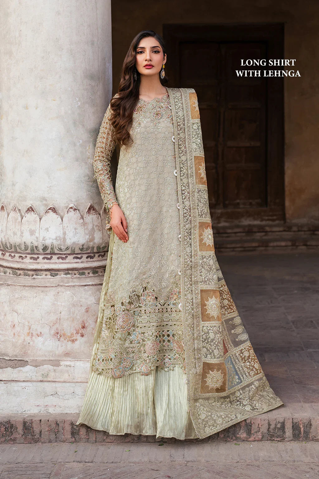 Iznik | Luxury Chiffon | ILC-02 Embroidered Chiffon