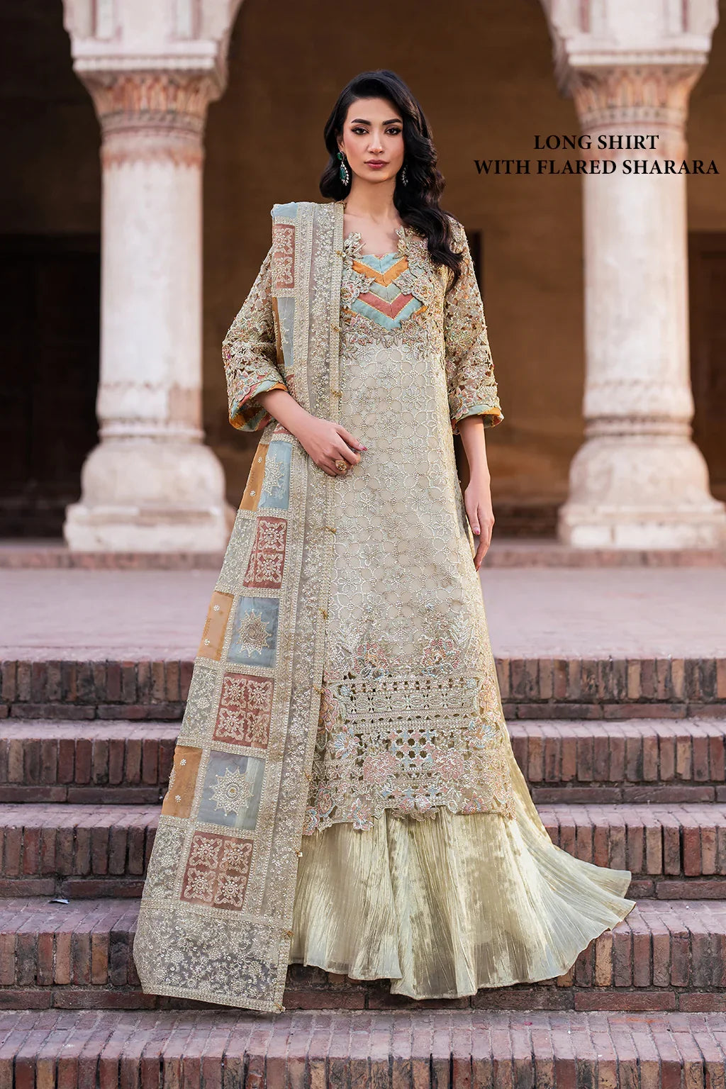 Iznik | Luxury Chiffon | ILC-02 Embroidered Chiffon