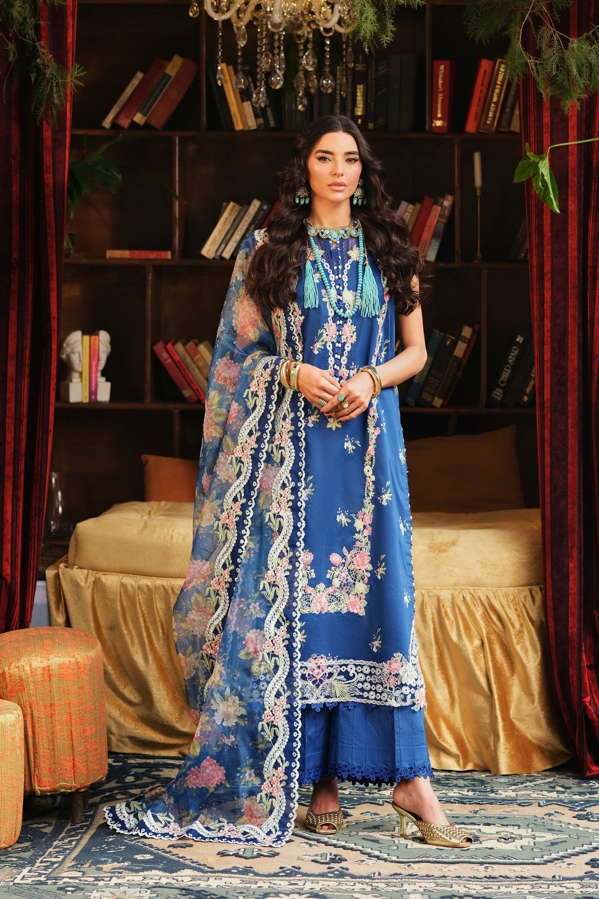 Maryam Hussain | Luxury Lawn 26 | Skye
