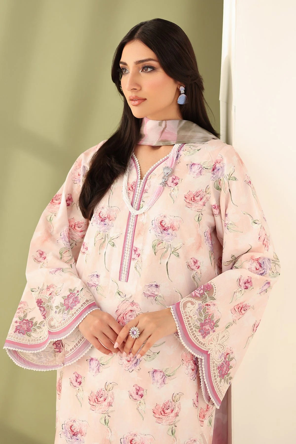Baroque | Eid Printique | EMBROIDERED PRINTED LAWN UF-4177