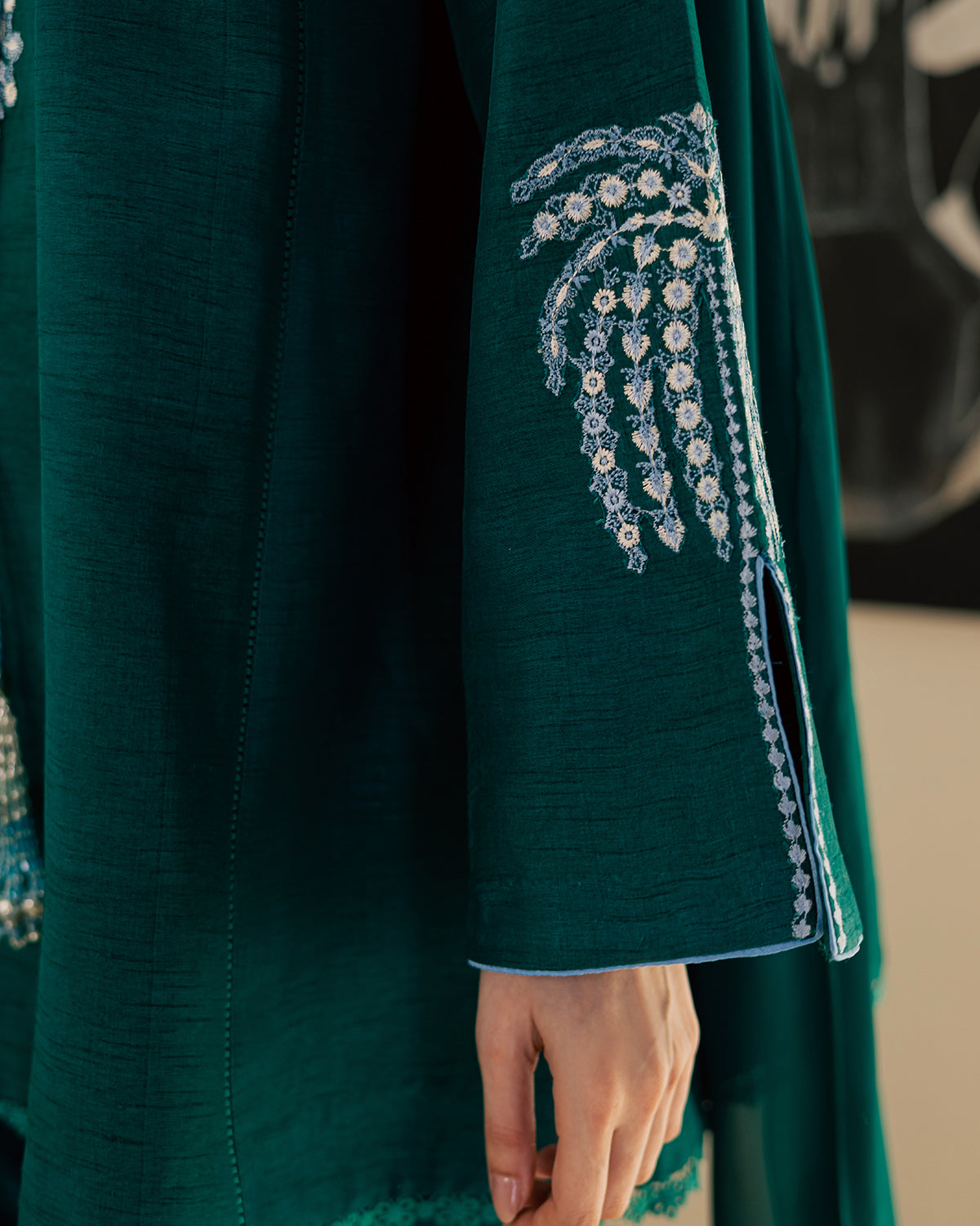Sadaf Fawad Khan | Eva Luxury Pret 26 | Viridian
