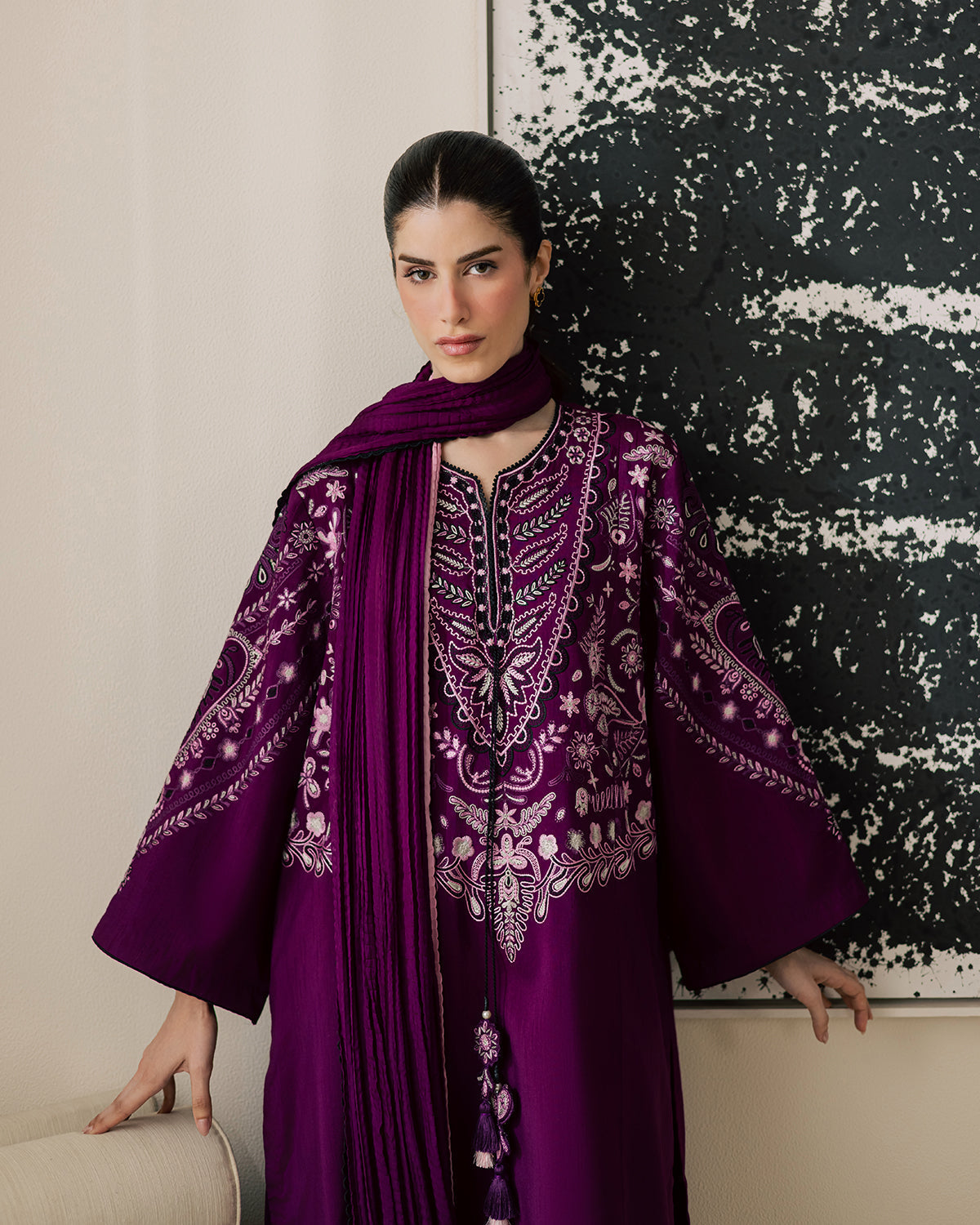 Sadaf Fawad Khan | Eva Luxury Pret 26 | Tyrian