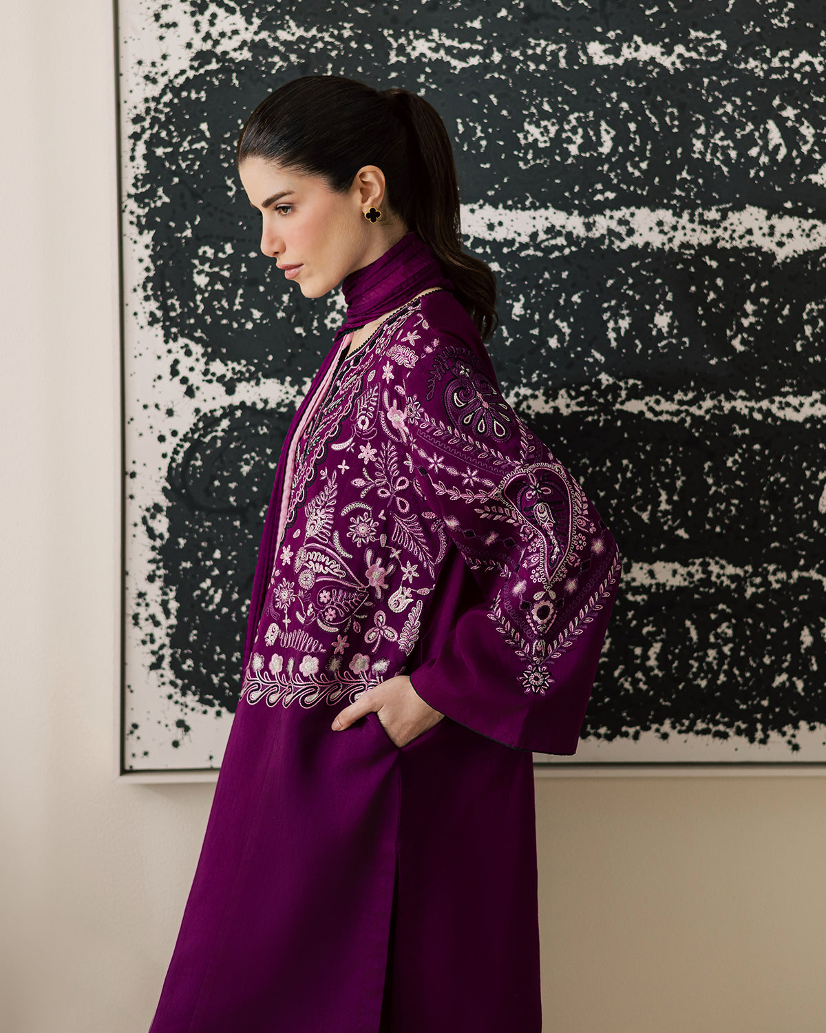 Sadaf Fawad Khan | Eva Luxury Pret 26 | Tyrian