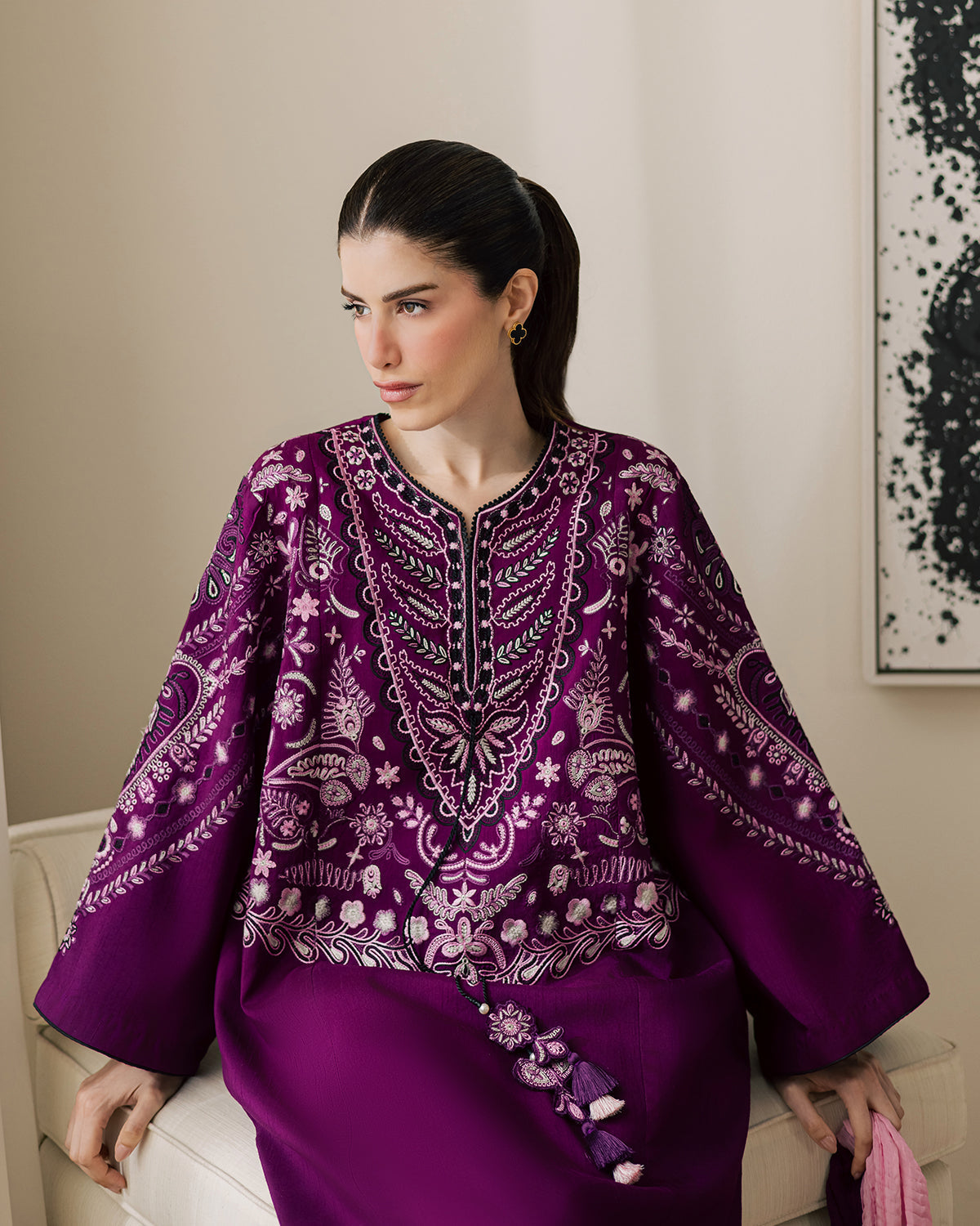 Sadaf Fawad Khan | Eva Luxury Pret 26 | Tyrian