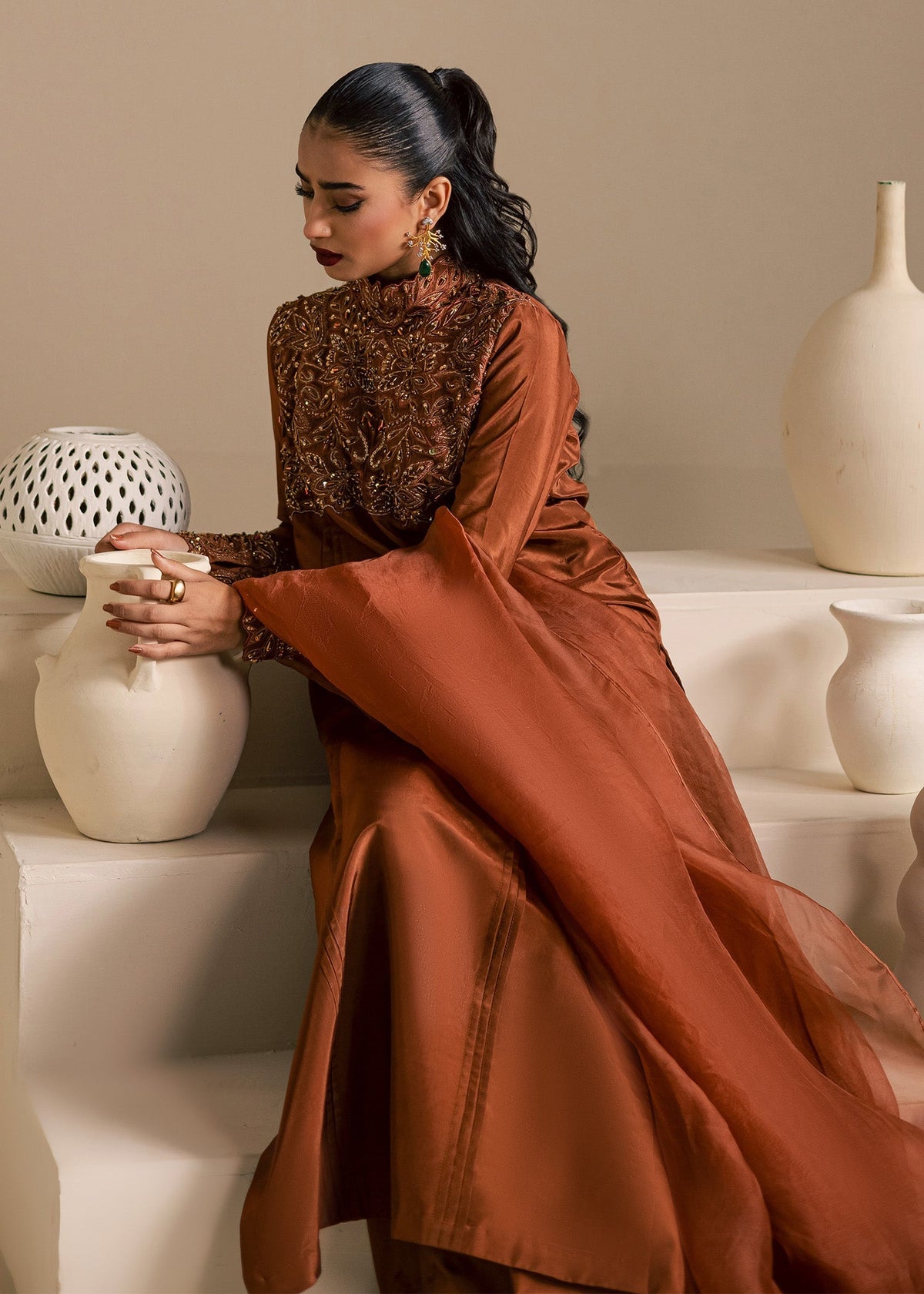Maria Osama Khan | Noir Bliss Luxury Formals | Coco Dusk