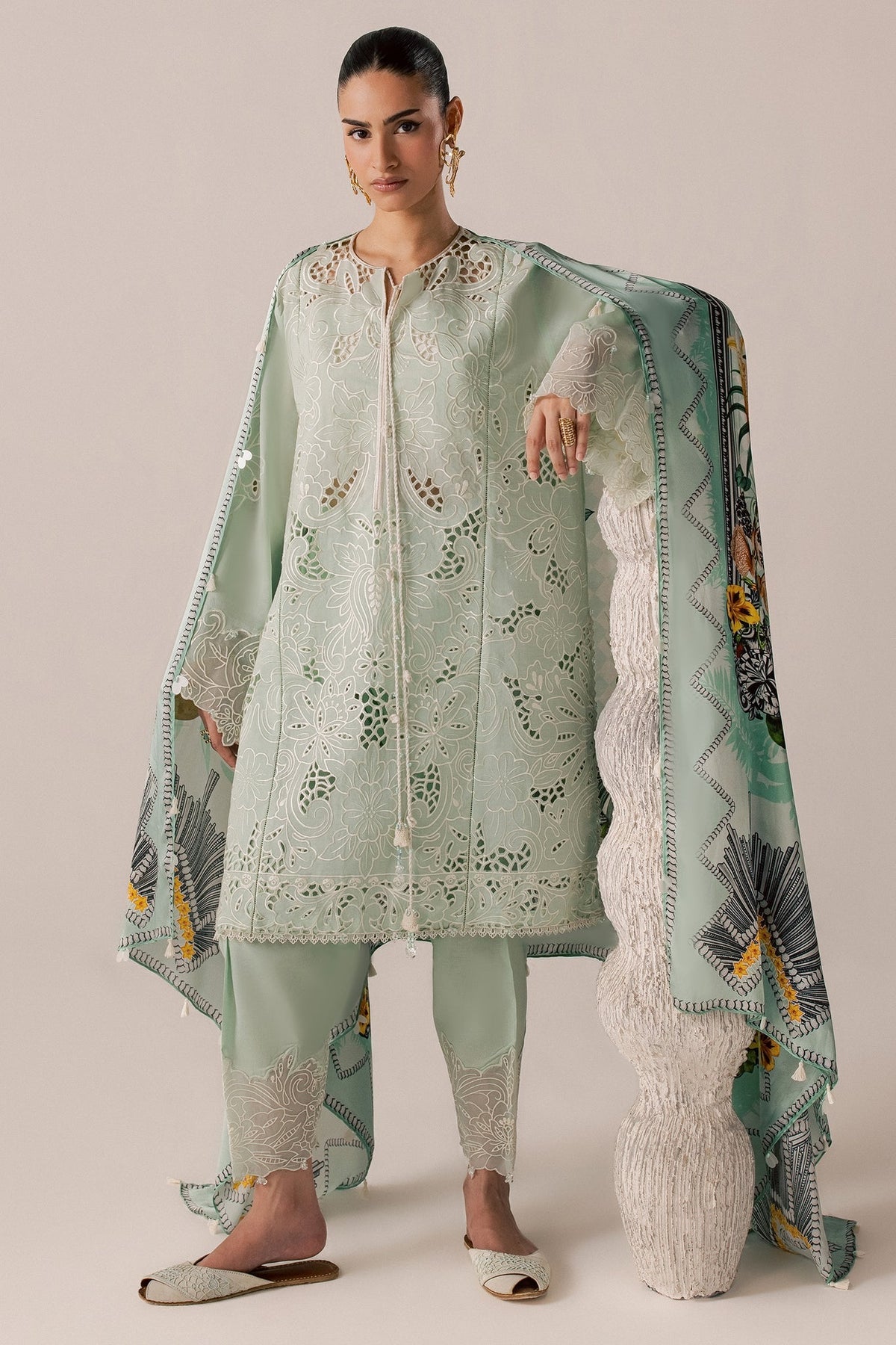 Elan | Stitched Pret 26 | ZEVARÉ (EL26-07 A ST)