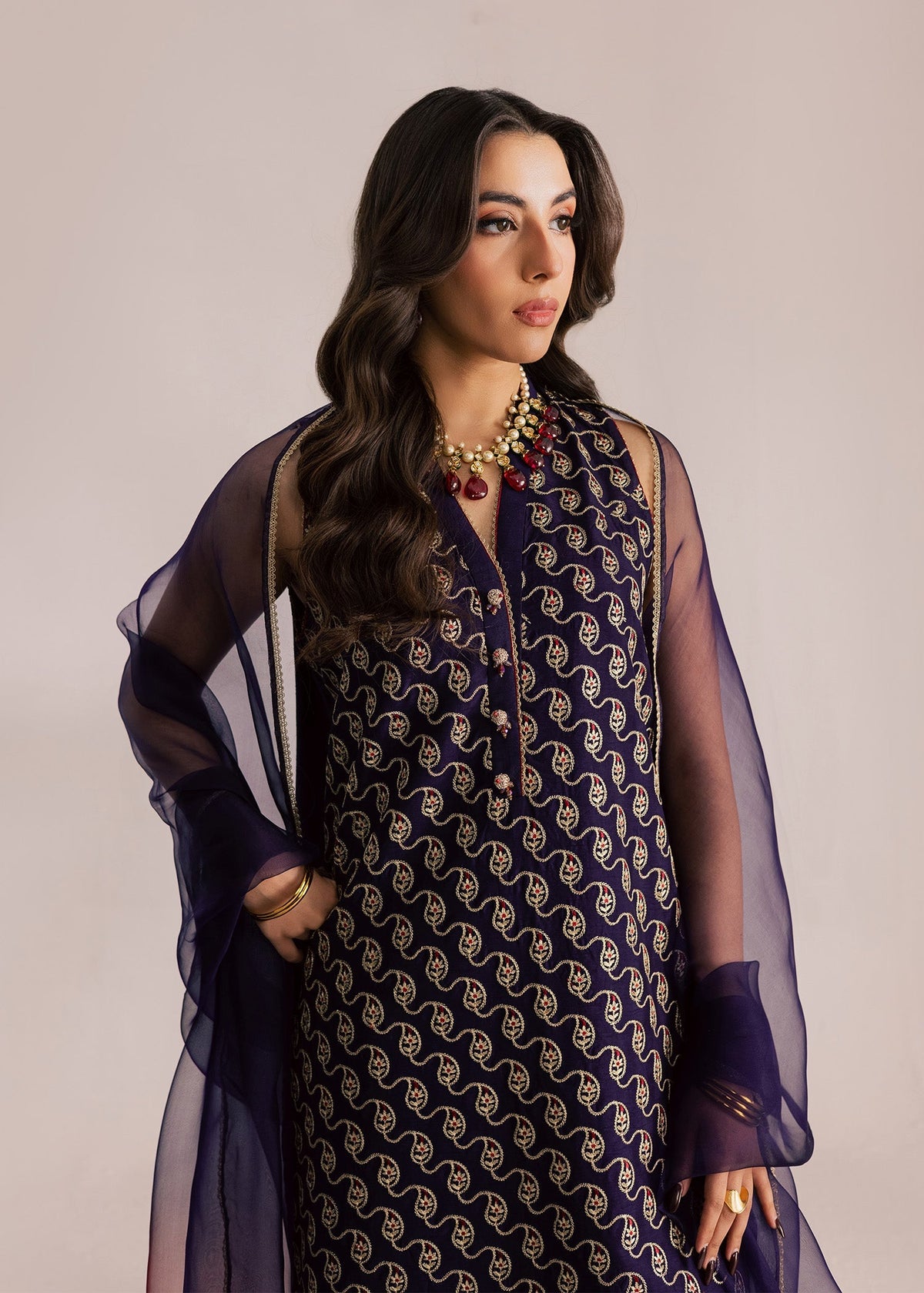 Sadaf Fawad Khan | Silk Luxury Pret 26 | Riham