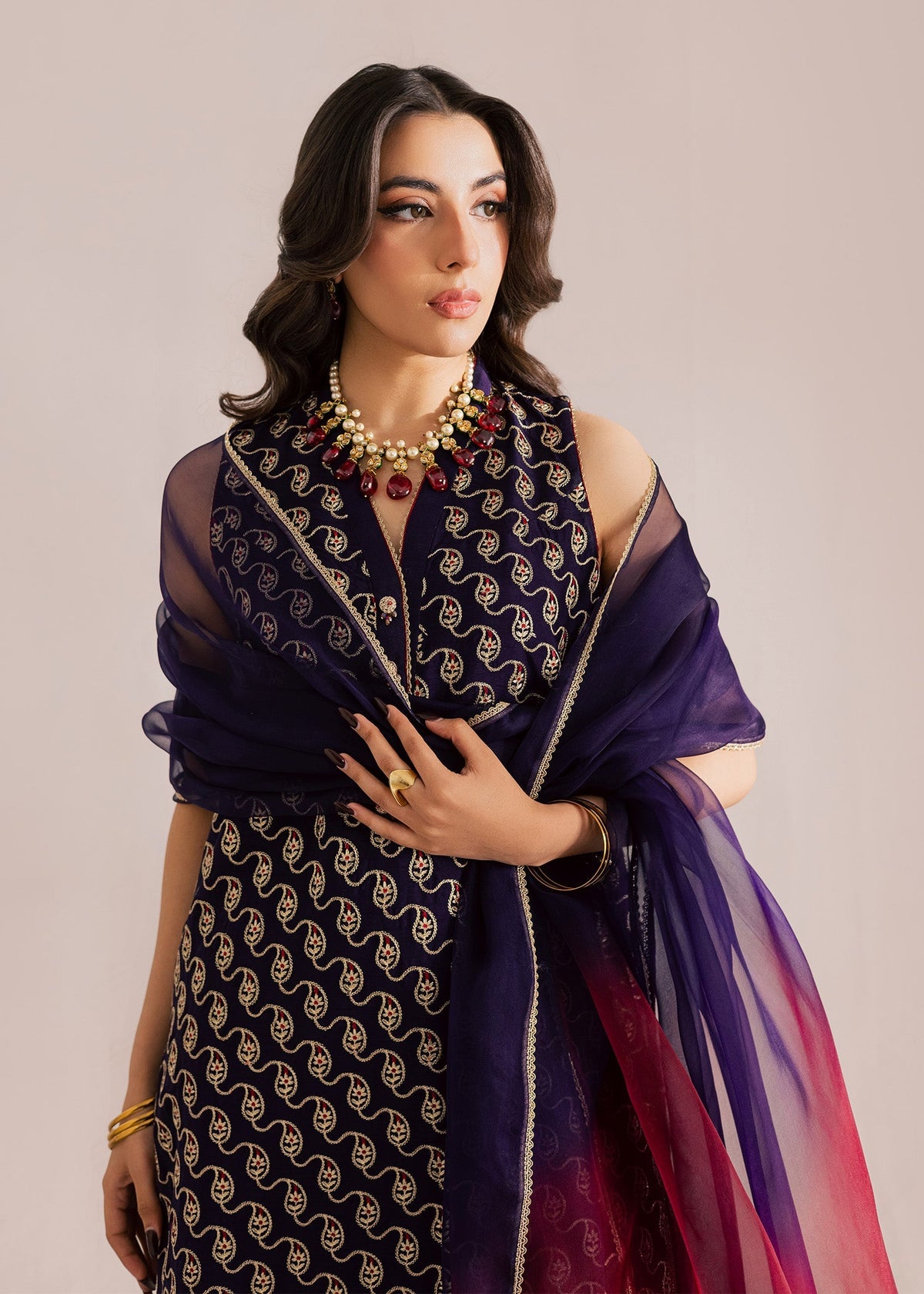 Sadaf Fawad Khan | Silk Luxury Pret 26 | Riham