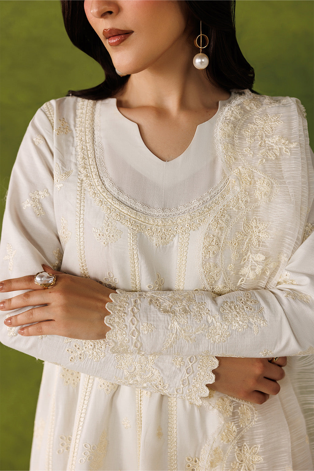 Emaan Adeel | Elevated Essentials 26 | IVORY EDIT