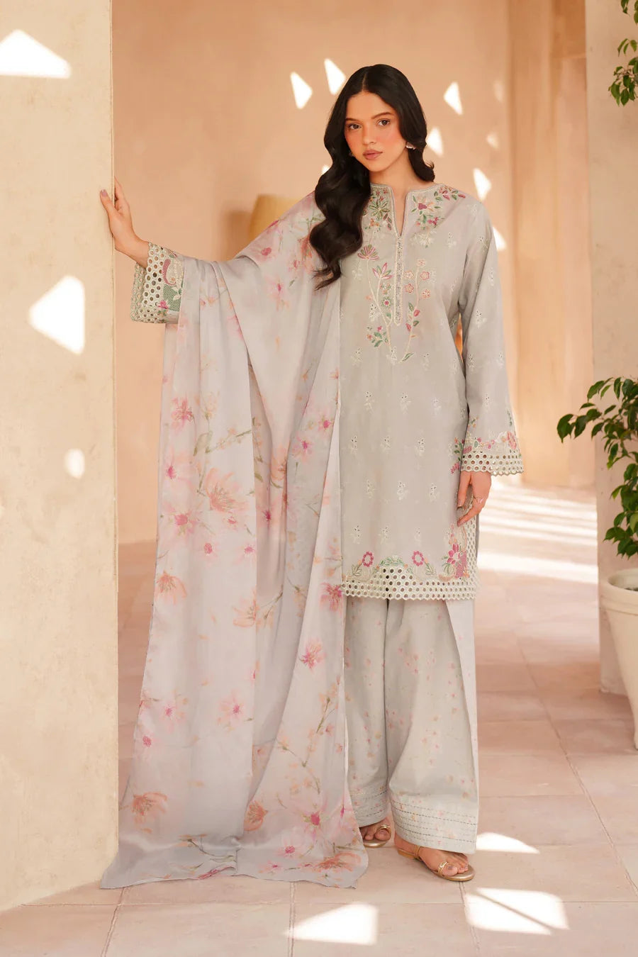 Iznik | Festive Lawn '26 | EL-12 Embroidered Lawn