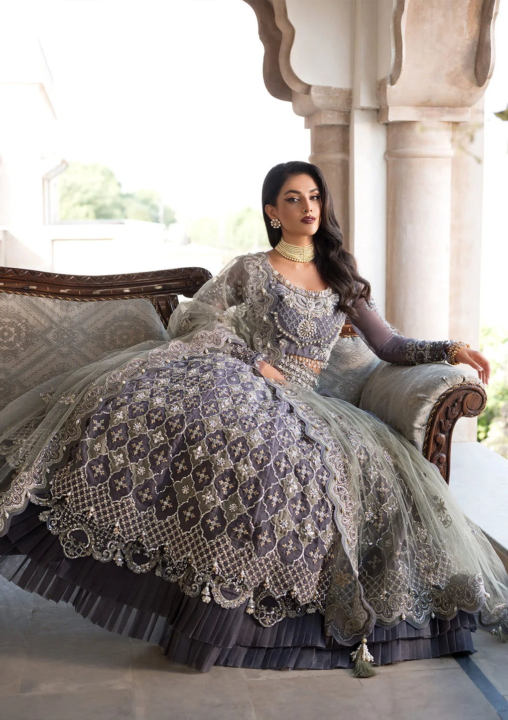 Elaf Premium | Formal Handwork Collection | EFH-02 NAZNEEN
