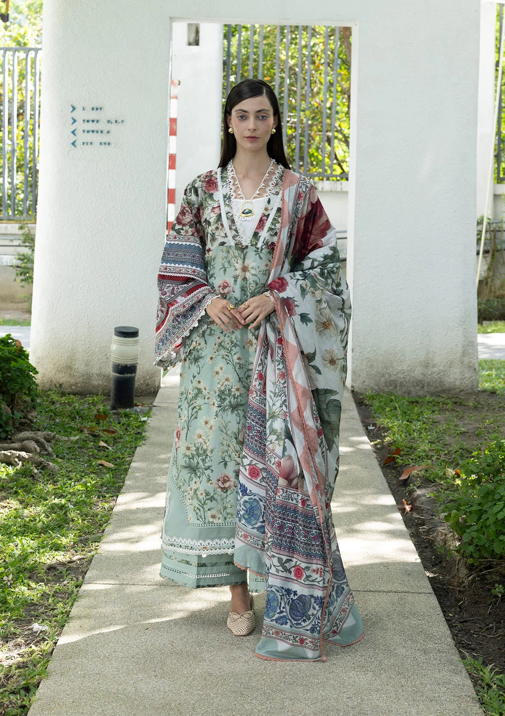 Elaf Premium | Prints Collection 26 | EPN-6B OPALINE GARDEN
