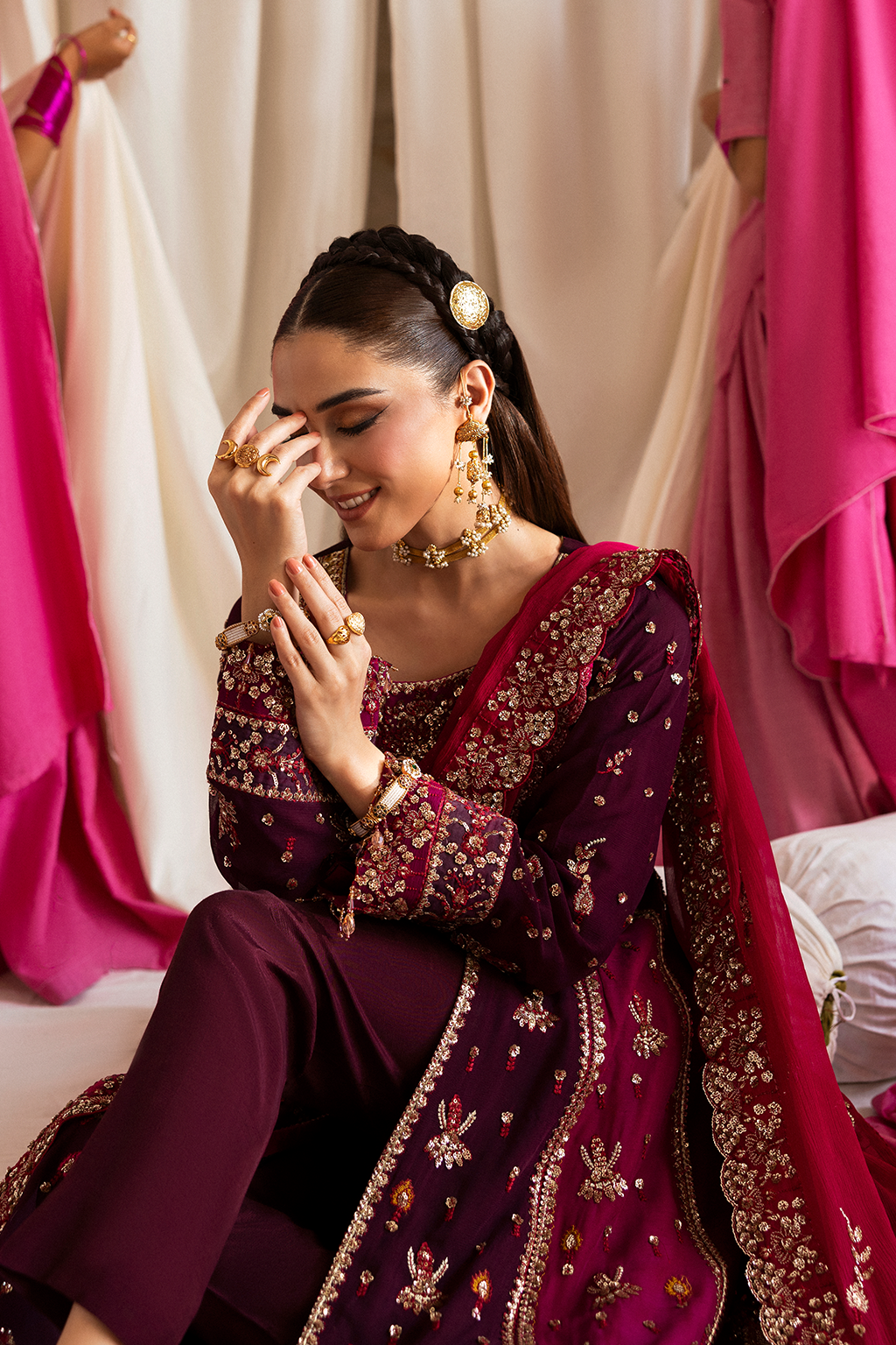 Emaan Adeel I The Empress Wedding Formals I AVORIA