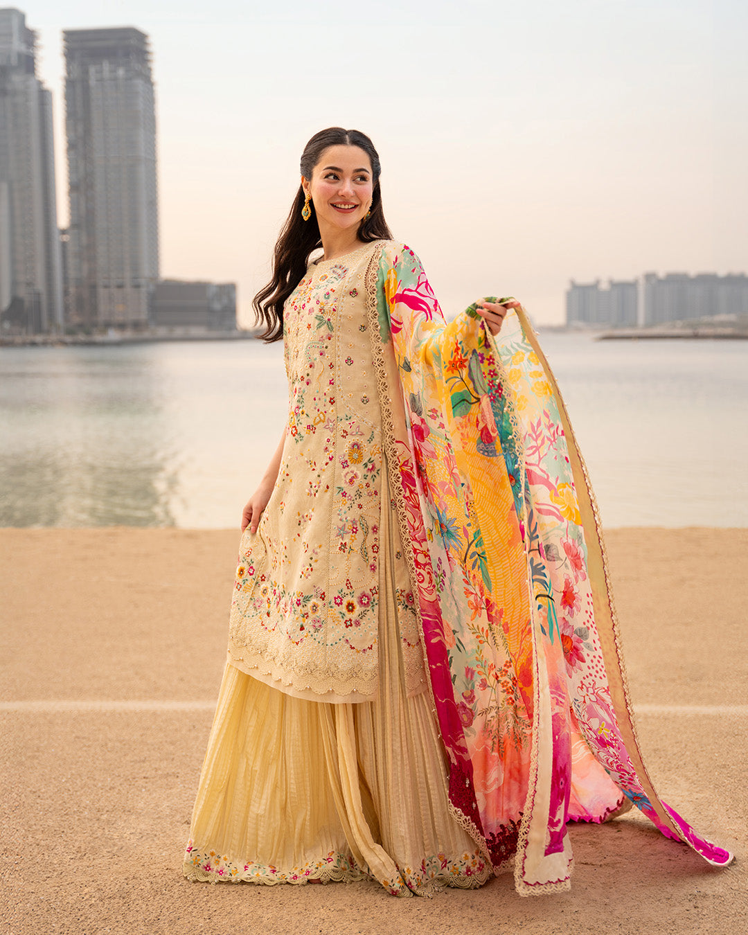 Faiza Saqlain | Aya Luxury Lawn | Merjem