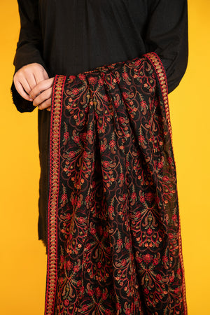 SHK-673 Black Shawl