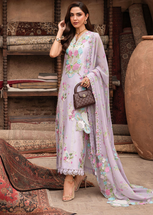 Saira Shakira | Breeze Luxury Lawn | ROSE-6-B