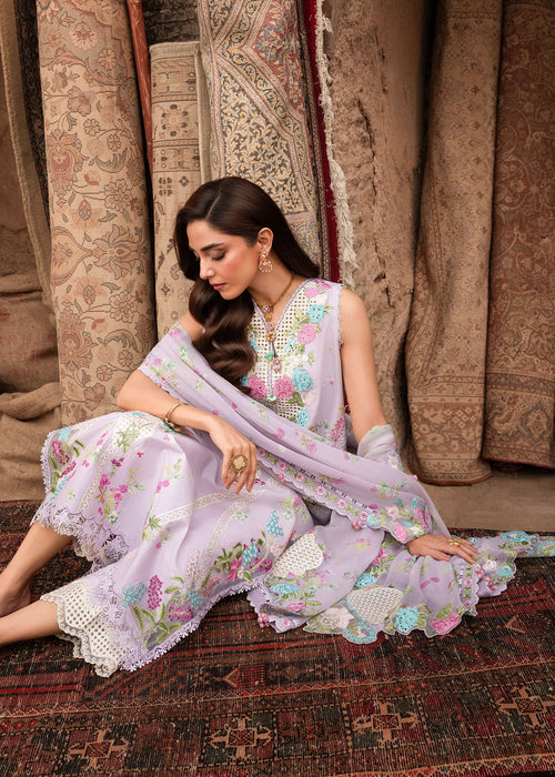 Saira Shakira | Breeze Luxury Lawn | ROSE-6-B