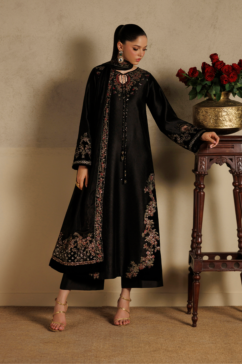 Iznik | Formals ‘26 | UE-737 Dyed Textured Sheesha Silk