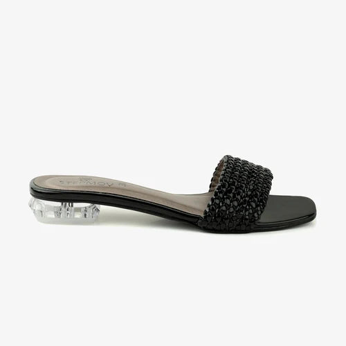 FANCY SLIPPER BLACK - Stepmov