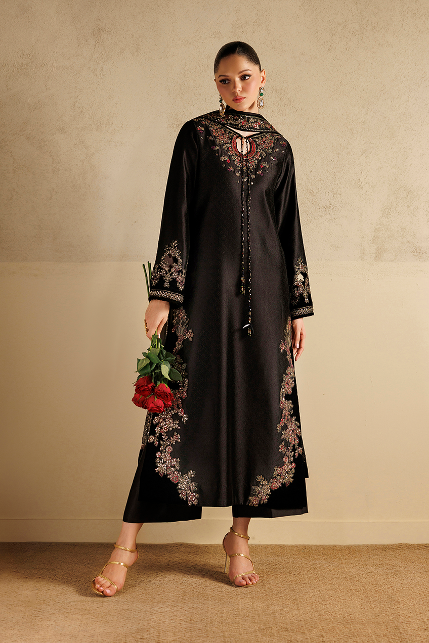 Iznik | Formals ‘26 | UE-737 Dyed Textured Sheesha Silk