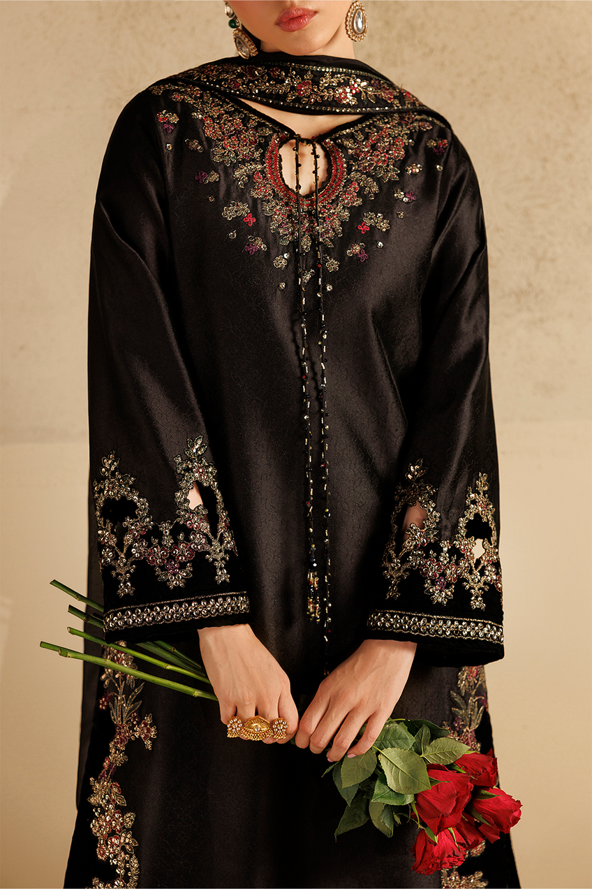 Iznik | Formals ‘26 | UE-737 Dyed Textured Sheesha Silk