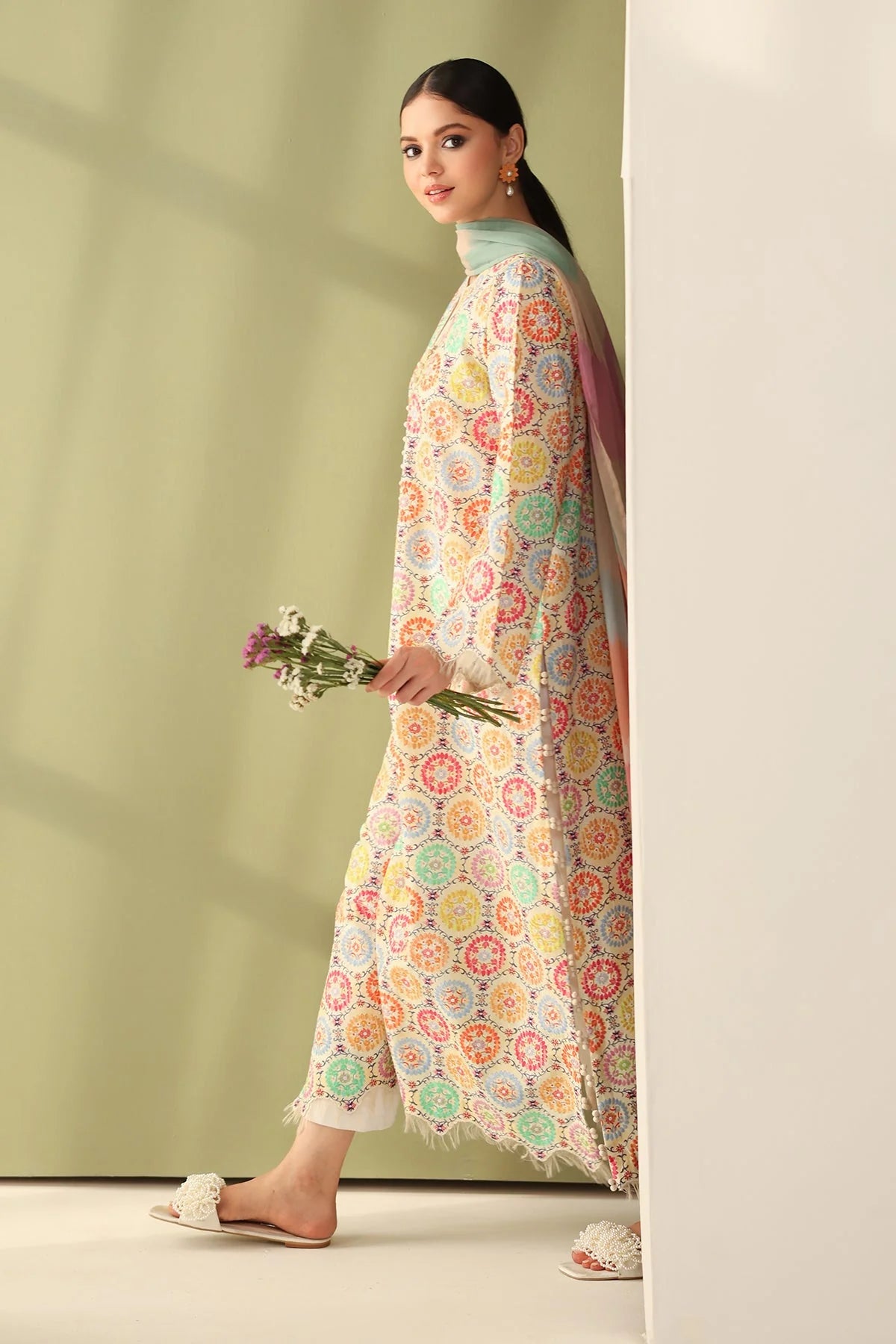 Baroque | Eid Printique | EMBROIDERED PRINTED LAWN UF-4178