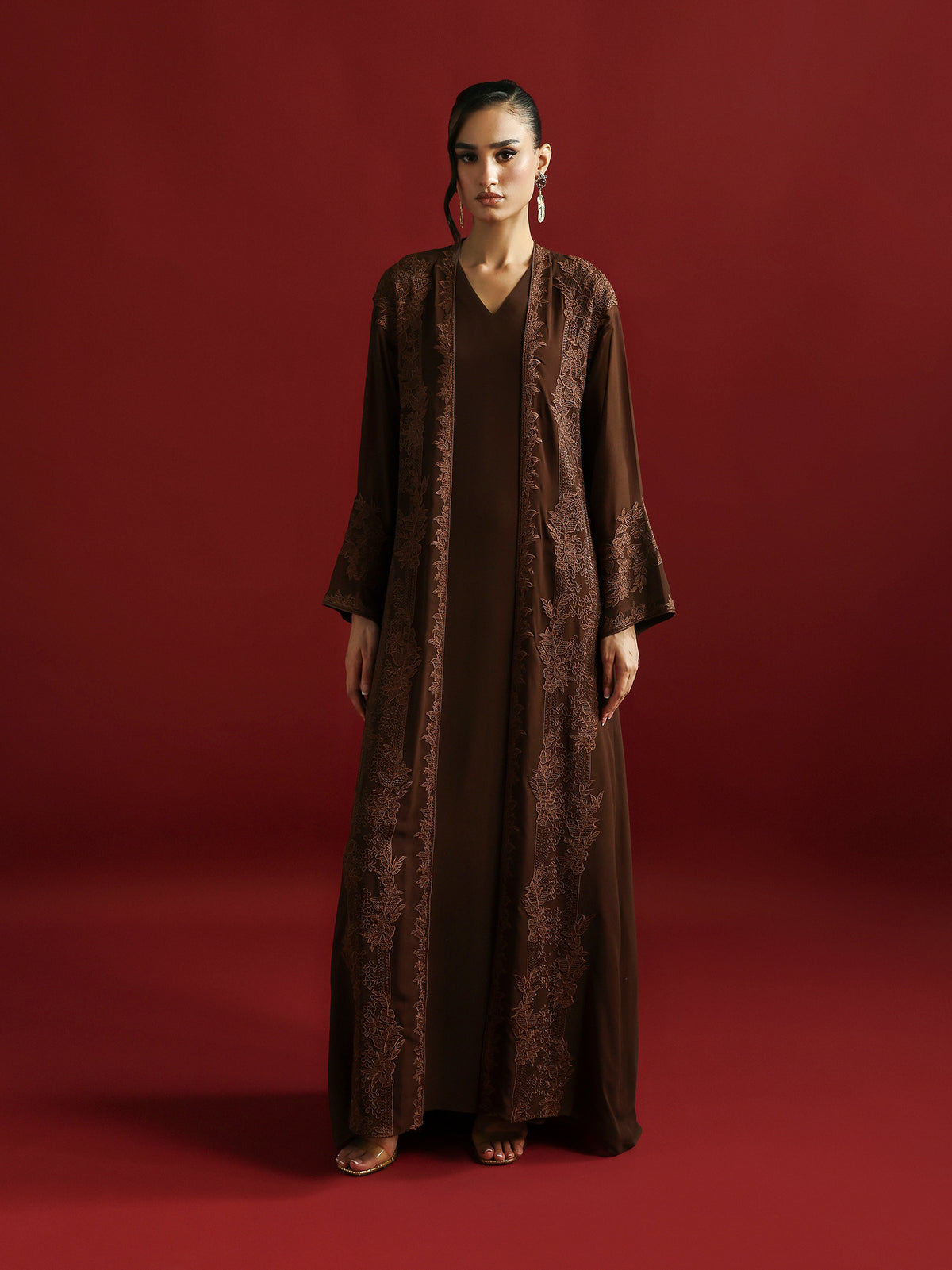 Caia| Embroidered Edit | Cocoa