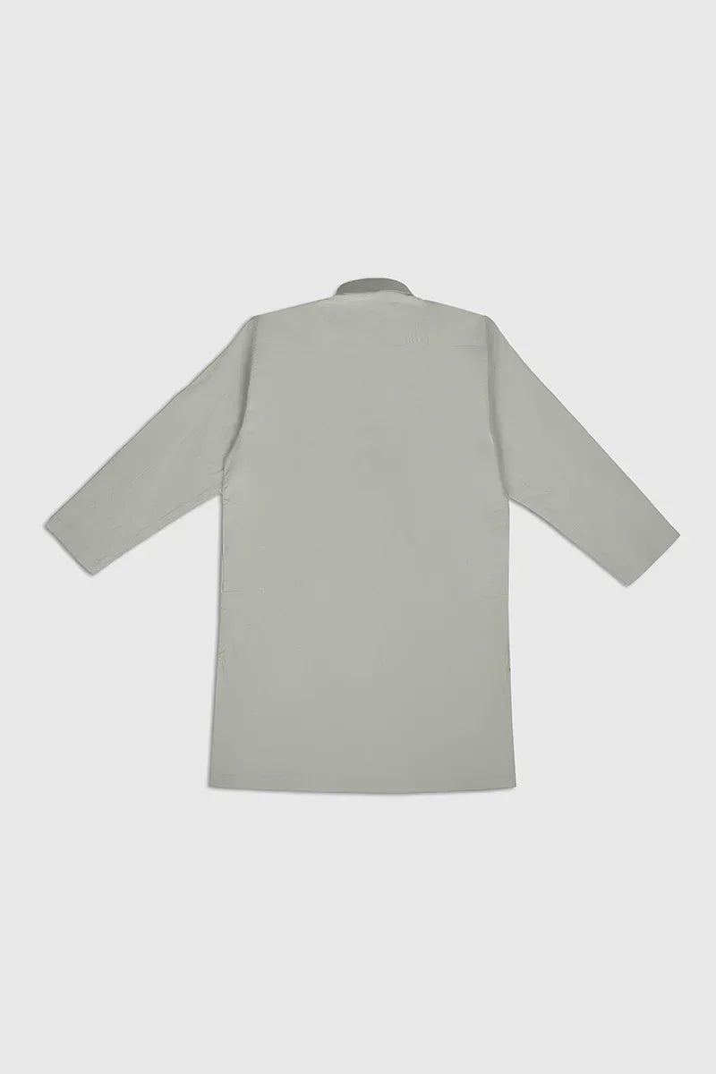 Bosky White Soft Cotton Kurta Trouser - Kids