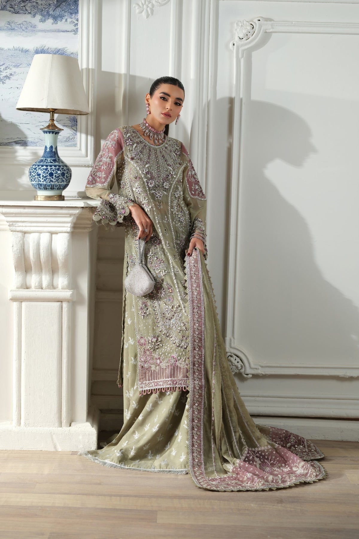 Maryam Hussain | Meer Embroidered Chiffon | Jhoomro Meer-07