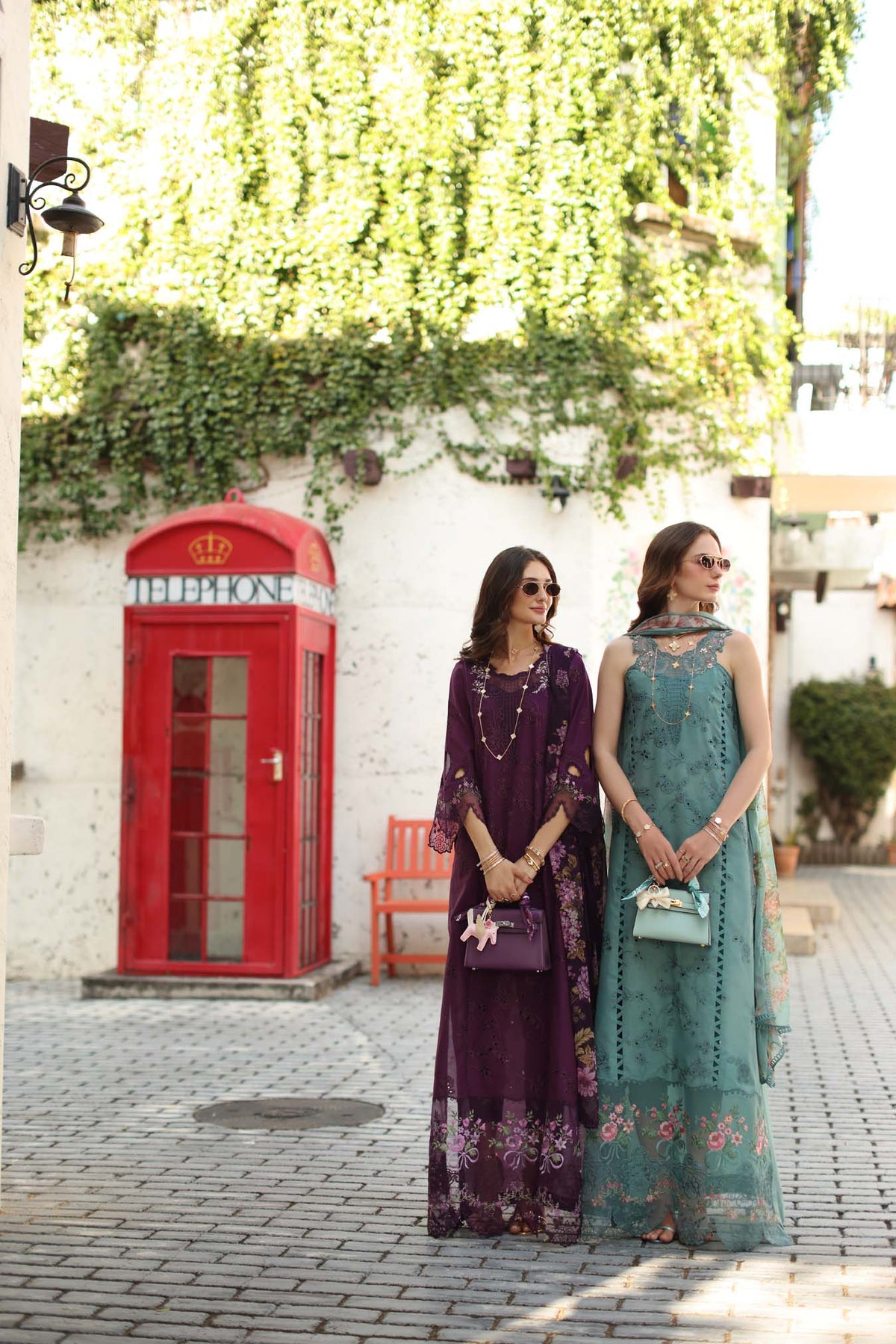 Noor by Saadia Asad | Luxe Chikankari 26 | D5 - A - Itten Plum